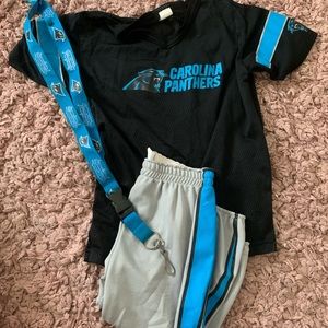 Carolina Panthers jersey set